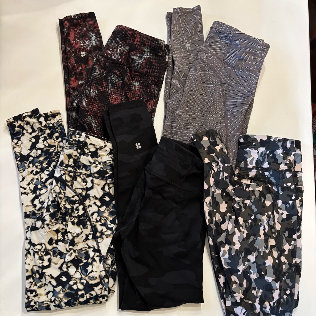 Sweaty Betty Legging Bundle Lot Of 5 Size Xs Full Length
